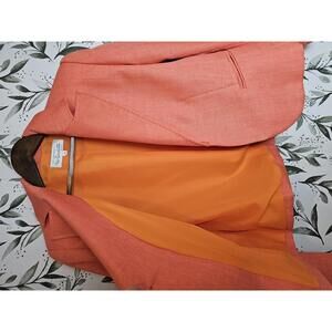Via Condotti Jacket Orange Womens Size 14 Florida